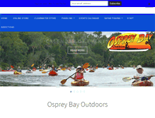 Tablet Screenshot of ospreybay.com